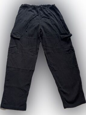 Sanctuary Black Cotton Lounge Pants